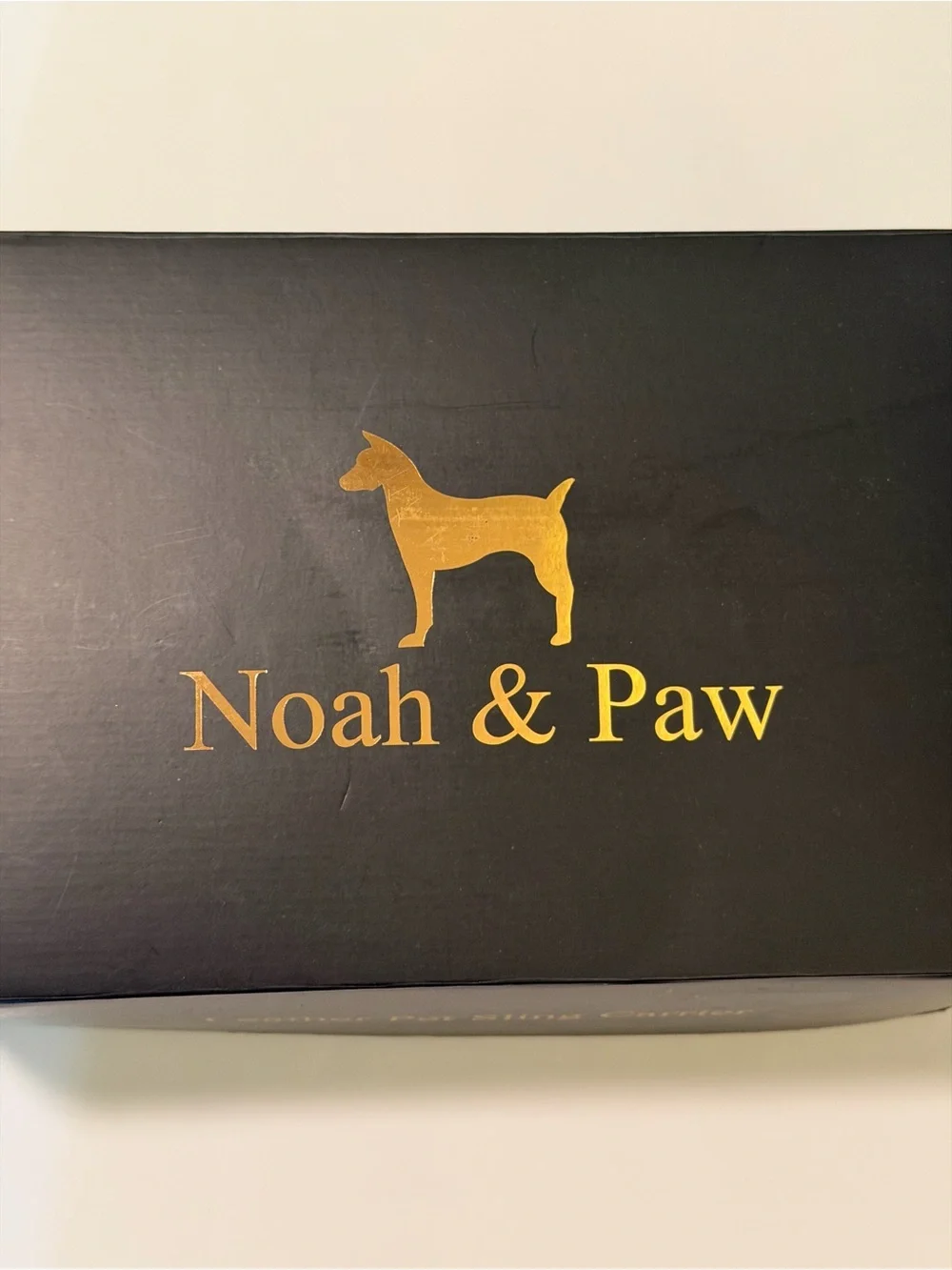 Noah & Paw Brown Leather Pet Sling Carrier New